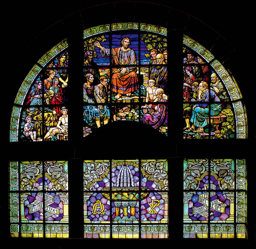 Bergpredigtfenster der Peterskirche